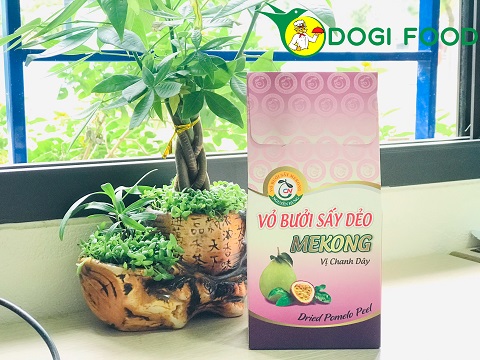  Vỏ bưởi sấy dẻo vị chanh dây, món ngon ngày tết