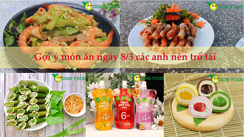  Món ăn ngày 8/3 tặng chị em các anh nên trổ tài.