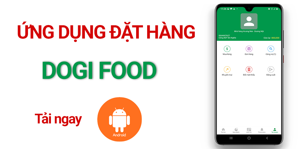 Hướng dẫn đăng ký làm Đại lý trên app Dogi food