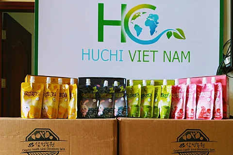 DOGI FOOD hợp tác và phân phối Thạch nước lợi khuẩn Tammiu cho Huchi Việt Nam