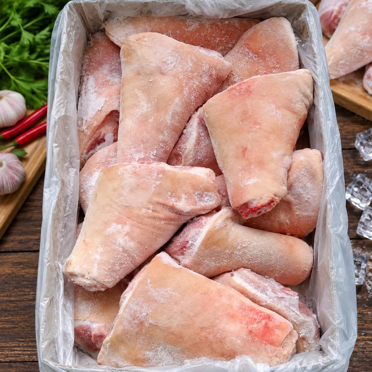 Khoanh giò đông lạnh (15kg/1 thùng)