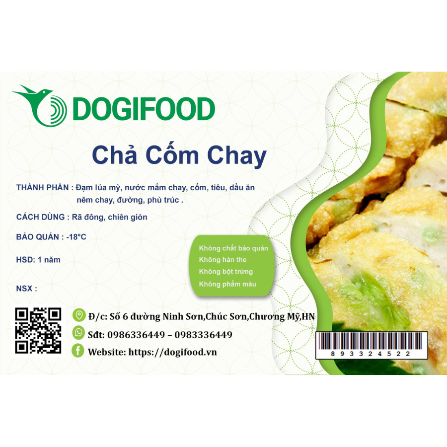 Chả cốm chay Dogi 1kg